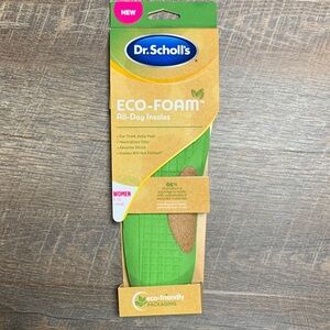 Dr. Scholl's Eco-Foam Insoles in Green and Brown